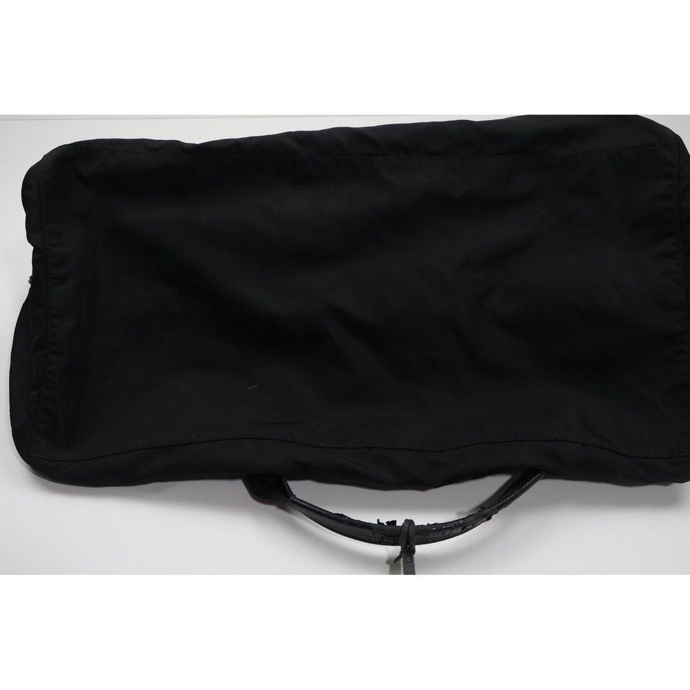 Prada Duffle Bag Nylon Black Travel Gym Weekender Carry On - Picture 12 of 16